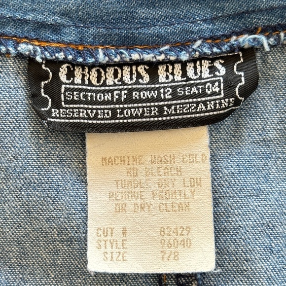 Vintage Denim Maxi Dress - Picture 13 of 15